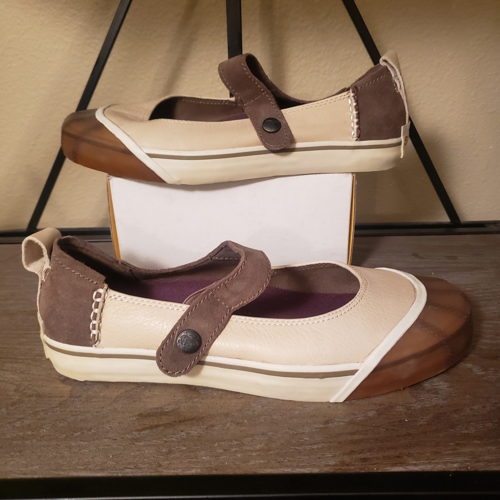 Sorel Women's Sneakers in Cream and Brown